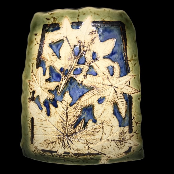 TENMOKU POTTERY Signed Handcrafted Vase - Picture 8 of 9